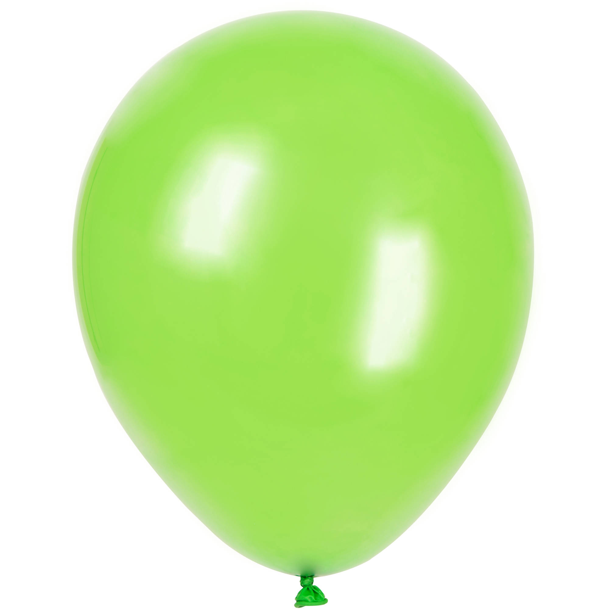 Latex Balloons, 12 in, Lime Green, 10ct - Walmart.com