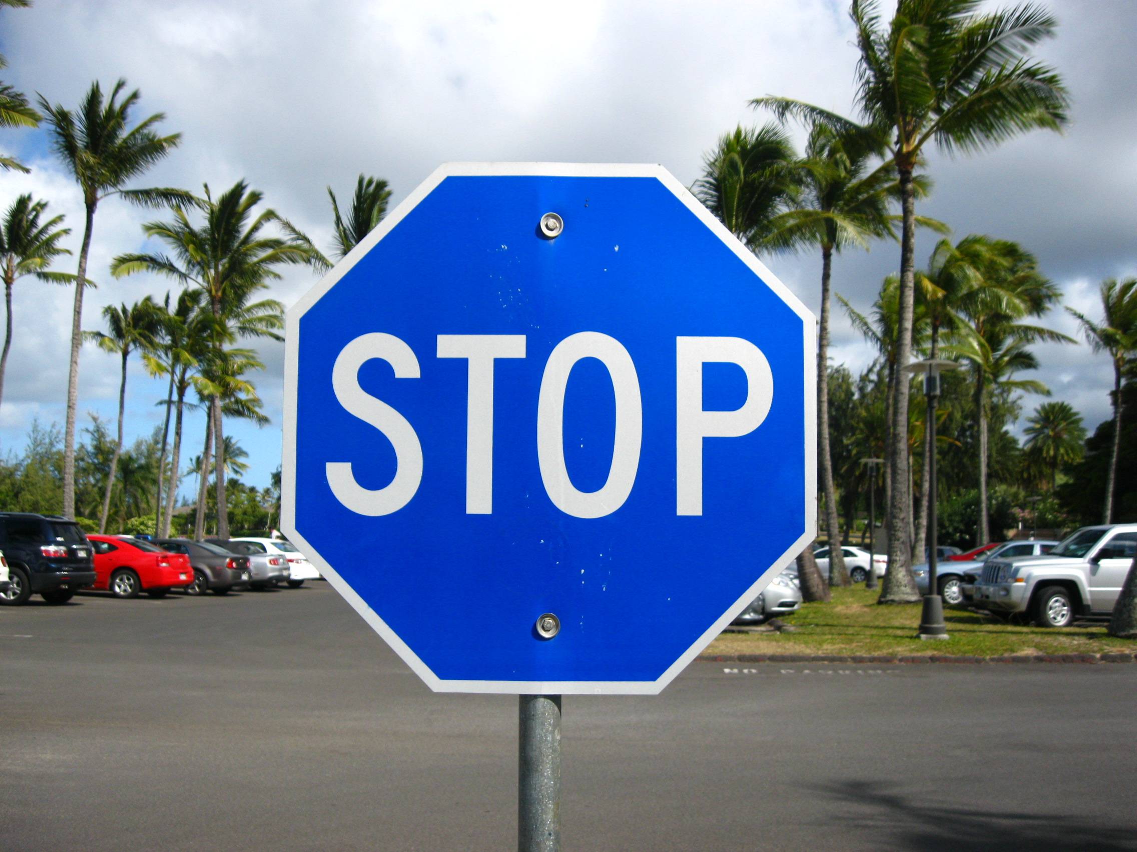 Stop sign photo