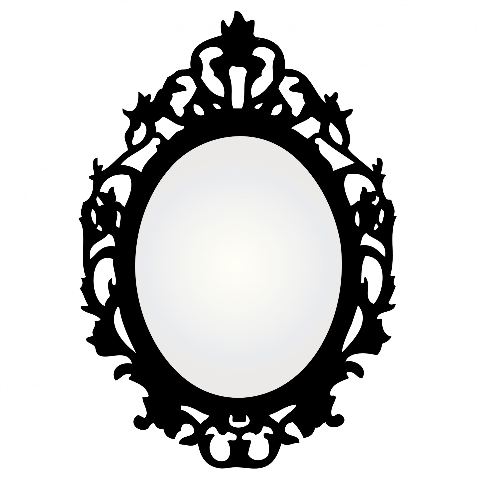 Mirror With Ornate Frame Free Stock Photo - Public Domain Pictures