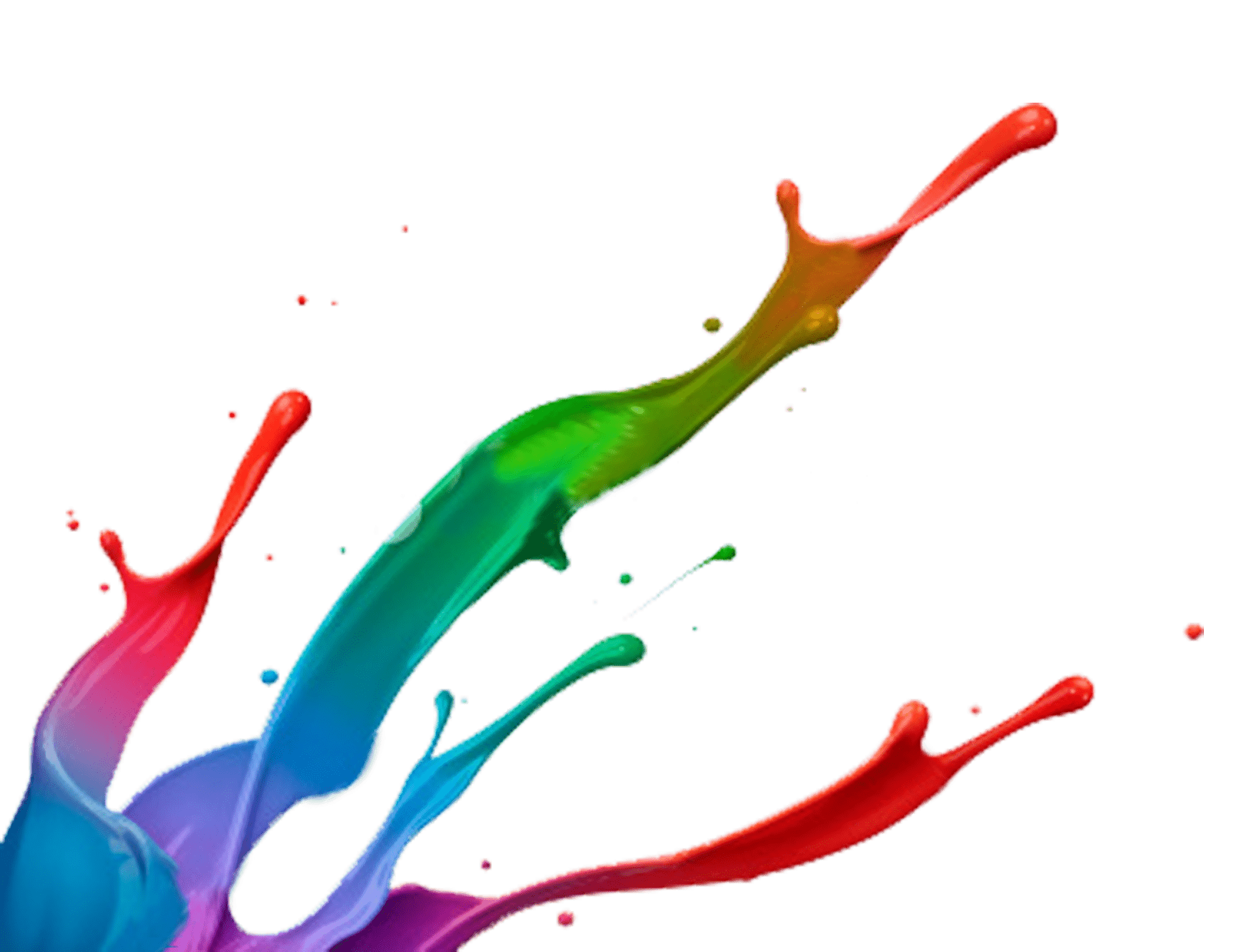 Paint Splatter Footer transparent PNG - StickPNG