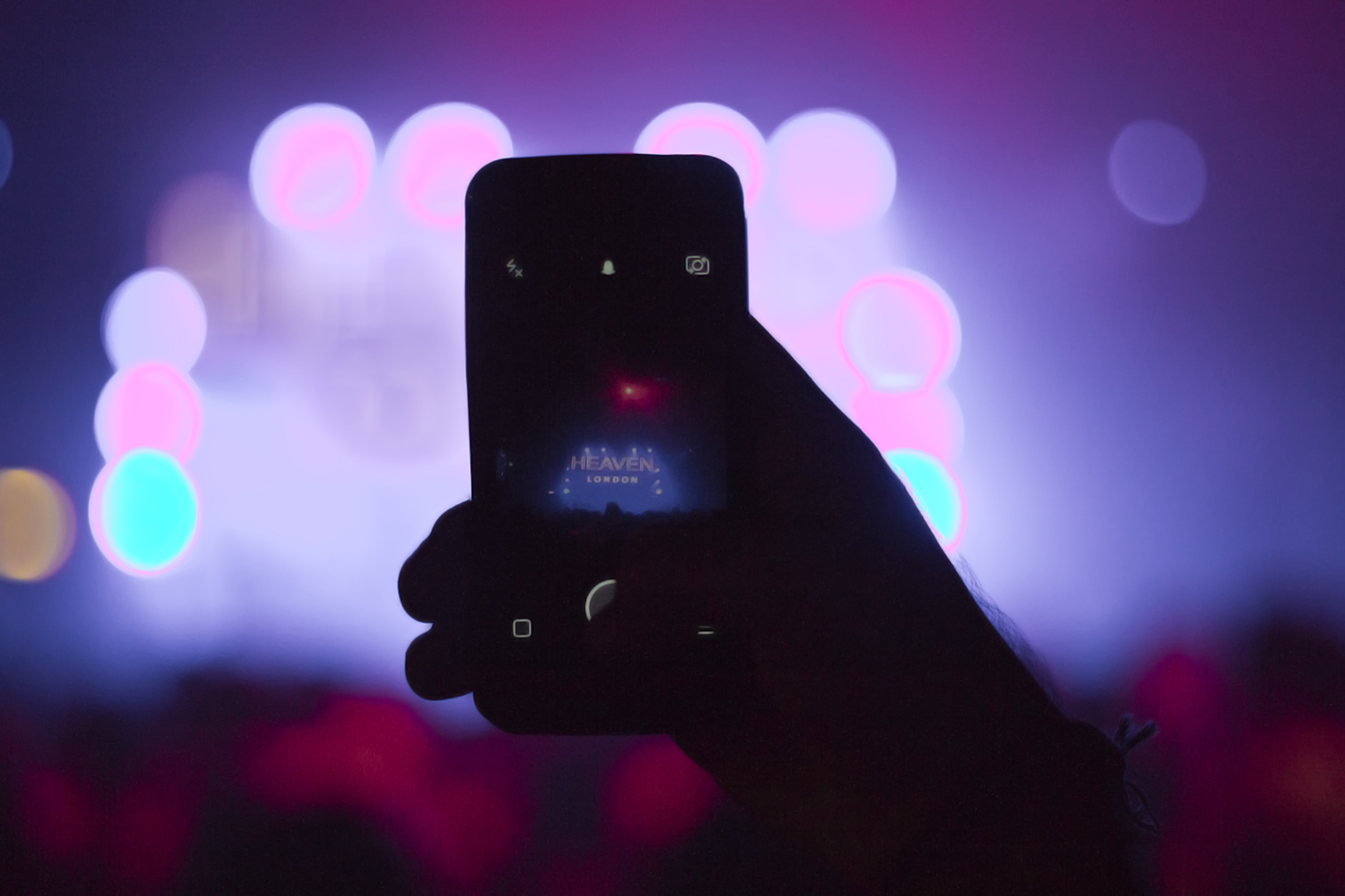 Person holding smartphone photo