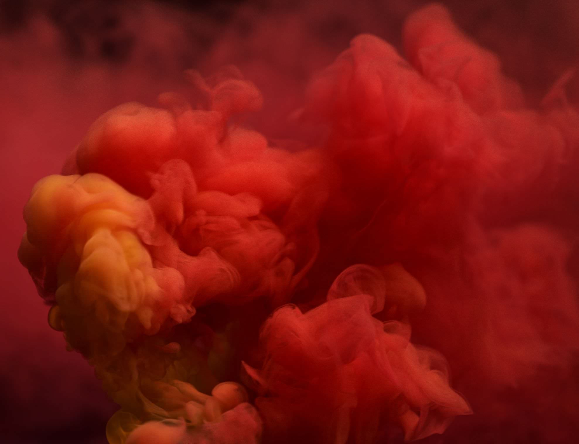 Red smoke photo