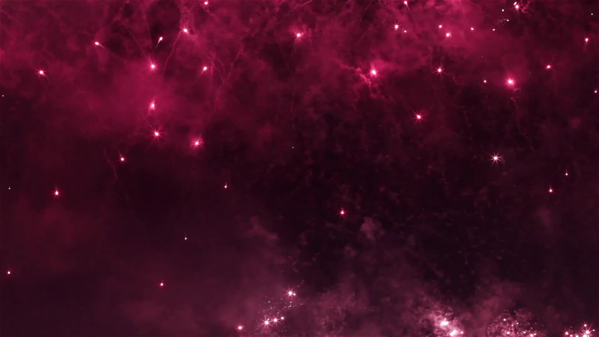 Red fireworks and smoke - BG Stock