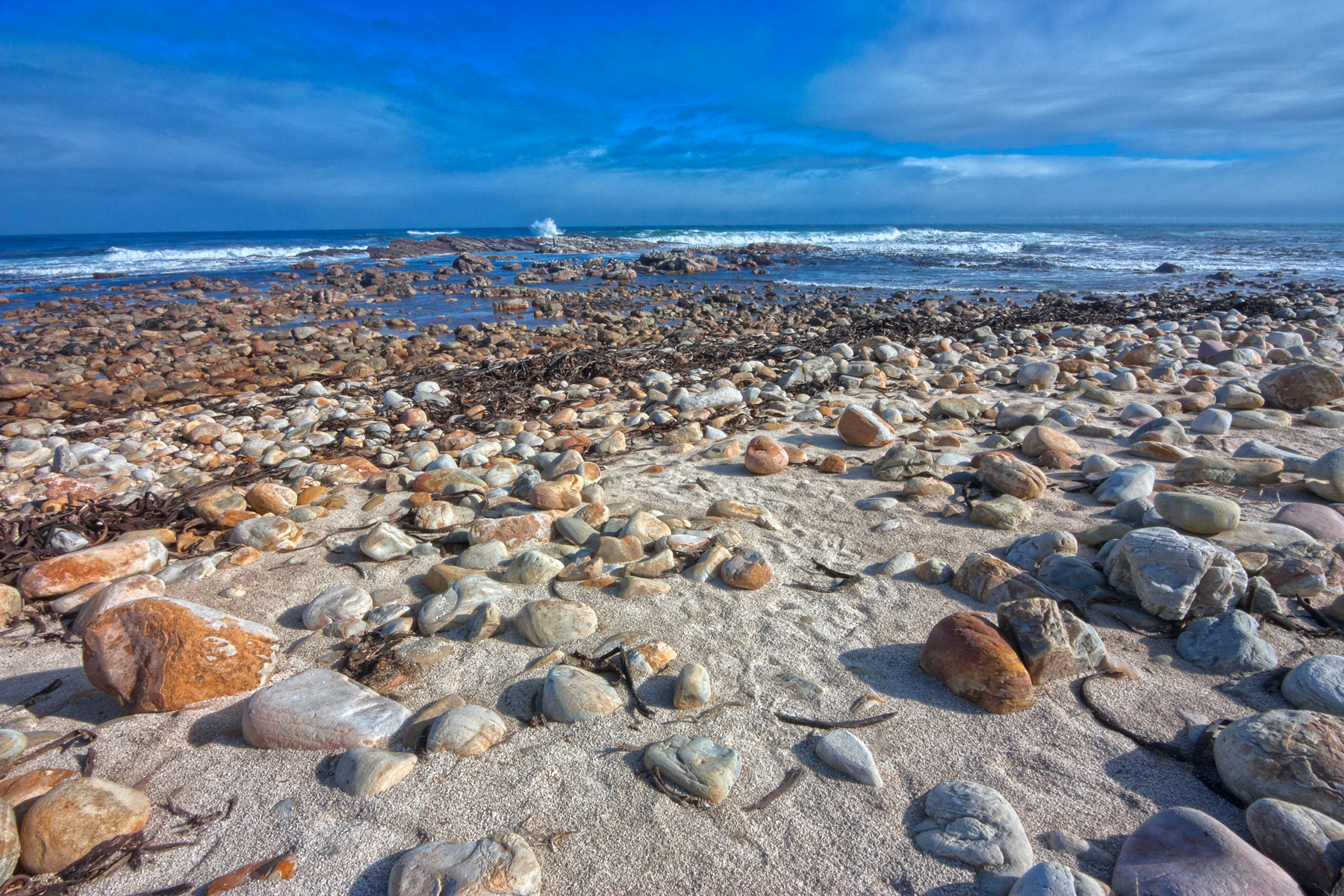 Rugged beach - hdr photo