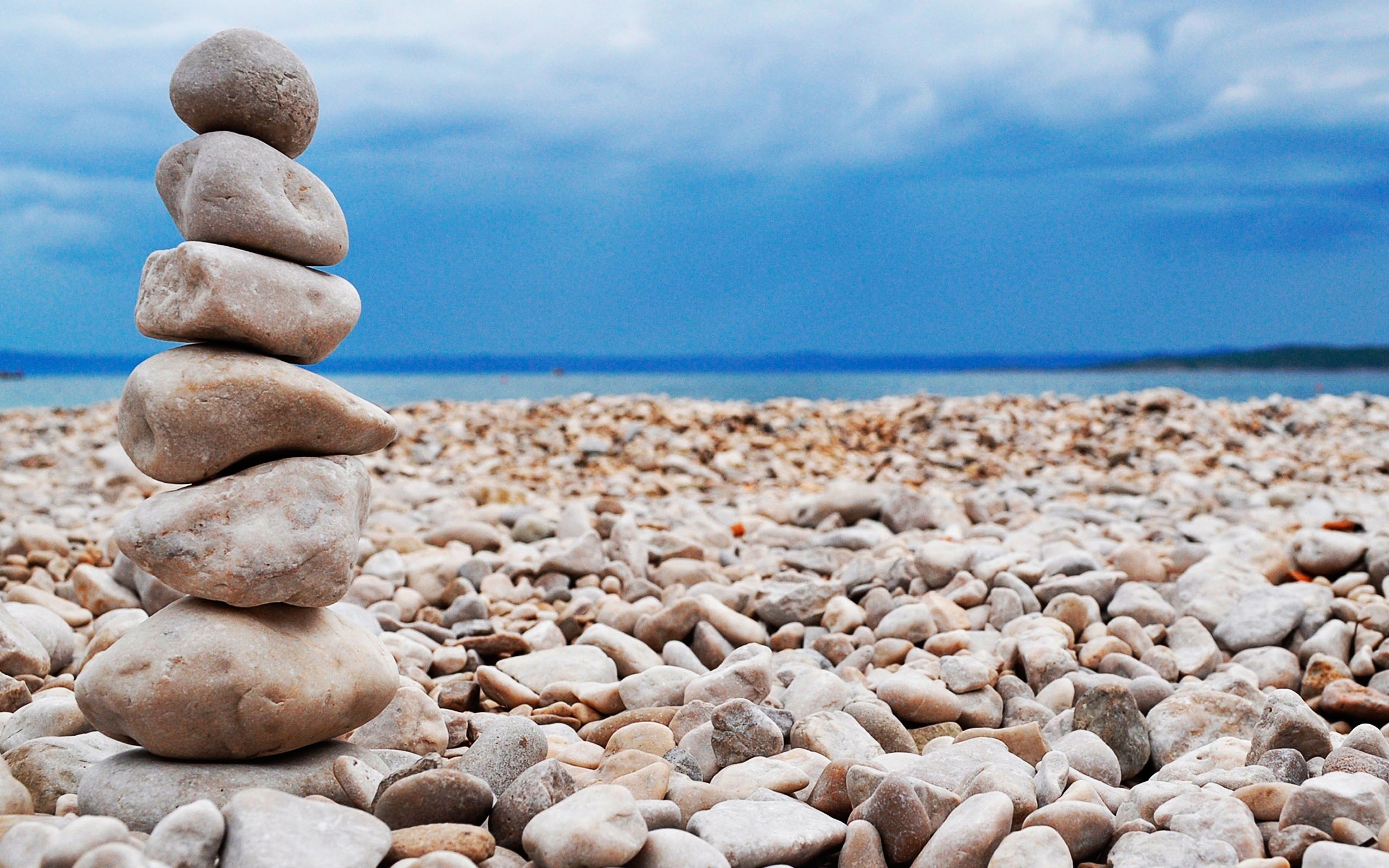 Beaches: Clouds Stone Beaches Beautiful Nature Blue Sky Stones Beach ...