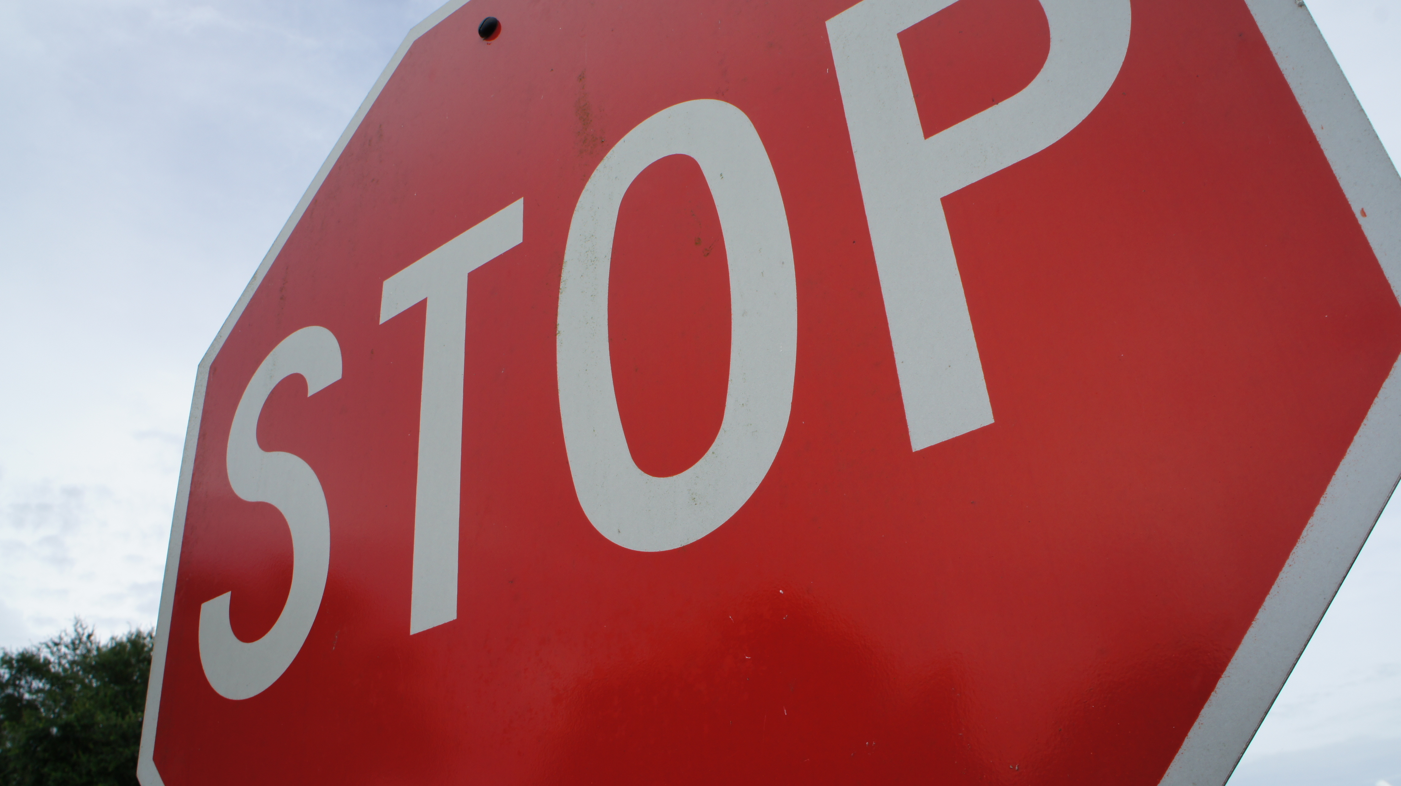 Stop sign photo