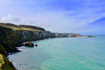 Cliff Beside Sea