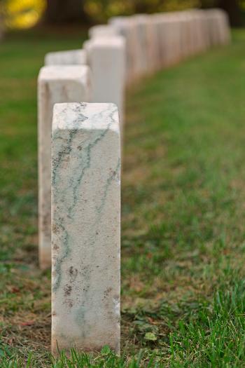 Antietam Tombstones - HDR