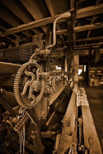 Waterside Woolen Mill - Sepia HDR