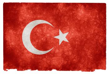 Turkey Grunge Flag