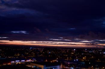 Típico atardecer de Temuco