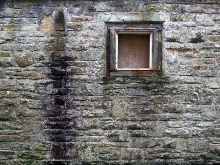 Old barn stone wall