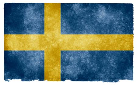 Sweden Grunge Flag