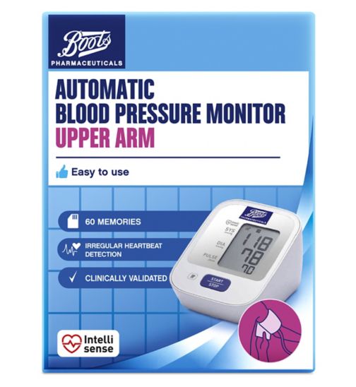 Boots Pharmaceuticals Blood Pressure Monitor Upper Arm Unit Instruction ...