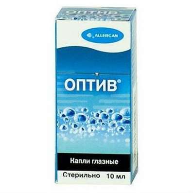 Optive eye drops 10ml buy moisturizing effect for treatment of dry eye syndrome