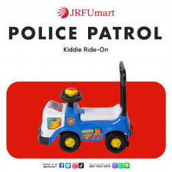 Police Patrol Kiddie Ride-On