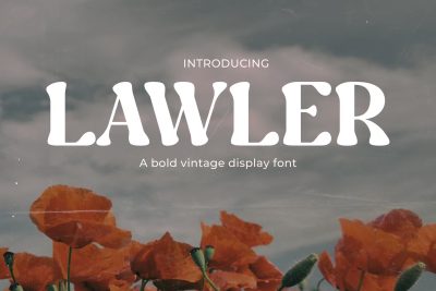 Vintage Font Lawler