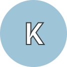 K (Keto) Icon