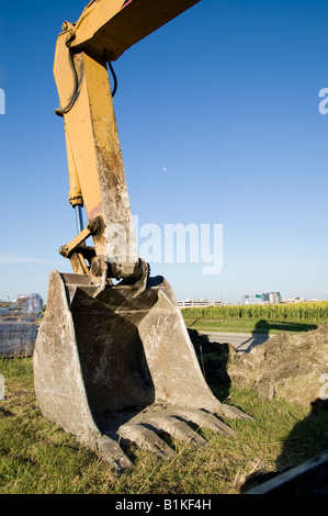 HYDRAULIC EXCAVATOR Stock Photo