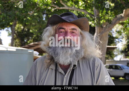 AUSTRALIAN BUSHMAN Stock Photo