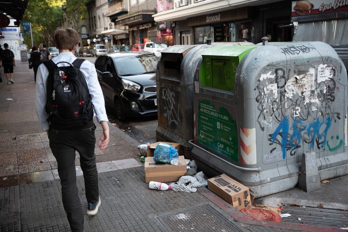 Centro de Montevideo (archivo, enero de 2024). · Foto: Martín Varela Umpiérrez