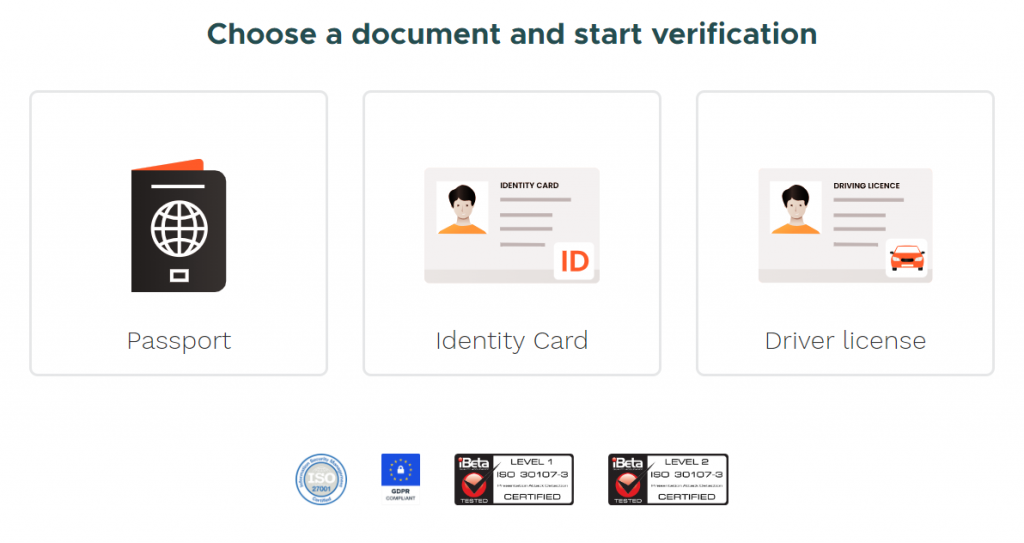 Start TonyBet's verification process