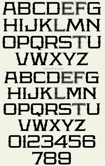 Western Font - LHF Amarillo 2 Thin