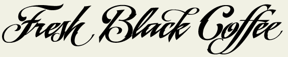 LHF Black Rose Script