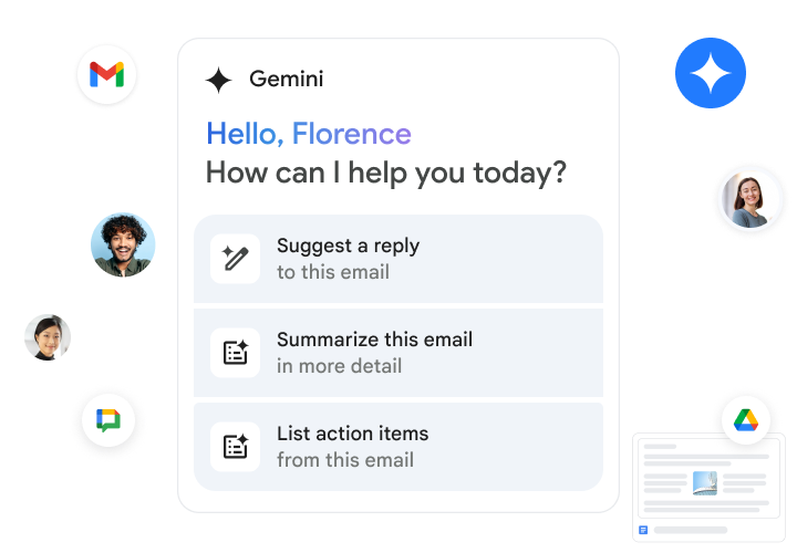 Gemini 版 Gmail 可為使用者提供回覆建議、歸納郵件重點，以及列出待辦事項。