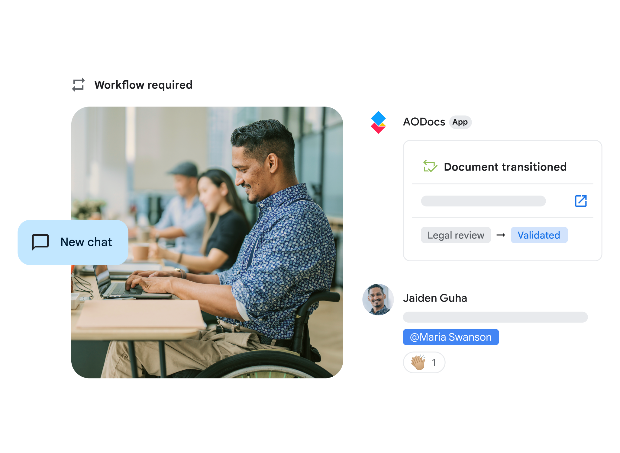 與 Workspace 整合的 Google Chat 服務。