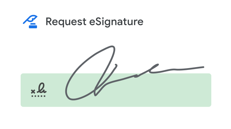 Disponibilité des signatures dans Docs