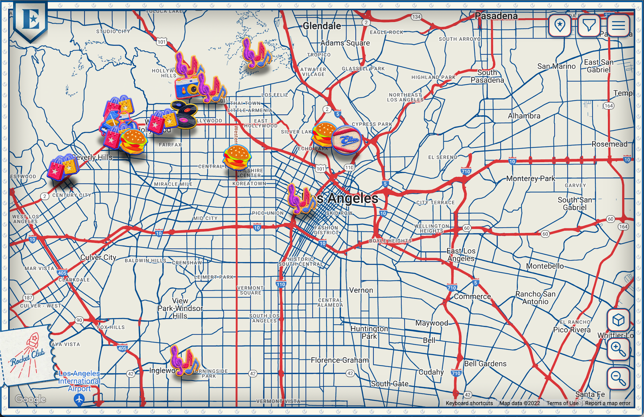 Elton John Map Experience