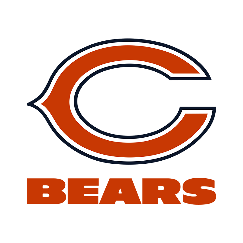 Chicago Bears Wordmark logo transparent PNG