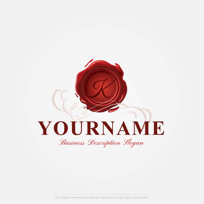 Wax Logo - Free Logos Maker - Create Wax Seal Stamp Logo Design Maker