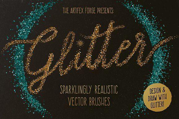 Glitter Logo - Glitter Brushes