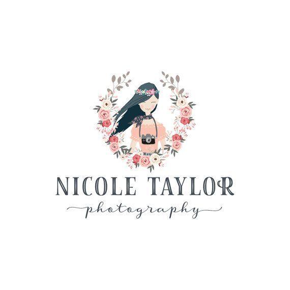 Portrait Logo - Premade Photography Pet Portrait Logo, Dog Character Illustration ...