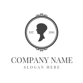 Portrait Logo - Free Hair Logo Designs | DesignEvo Logo Maker