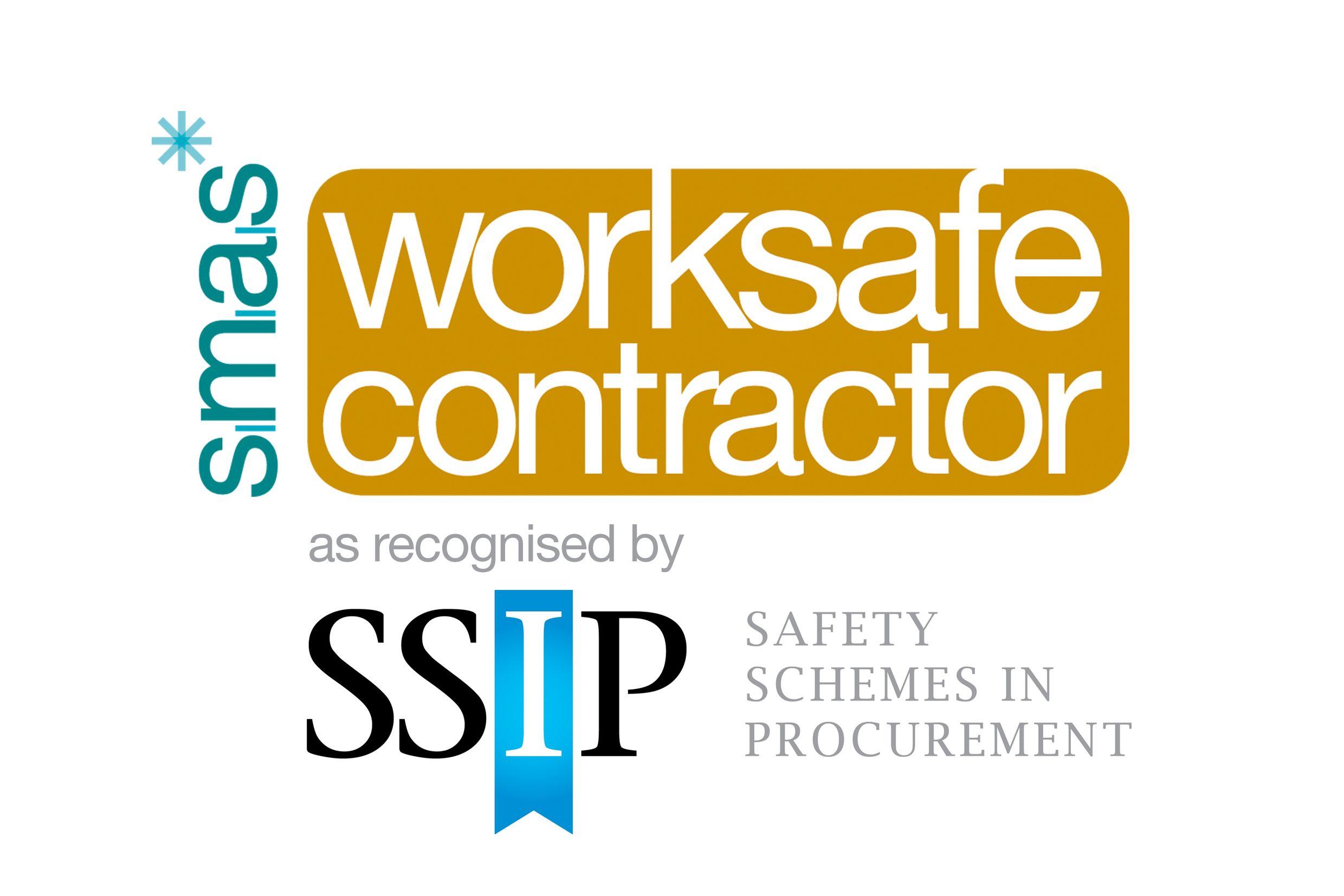 Portrait Logo - Worksafe contractor Logo Portrait - Tripod Crest