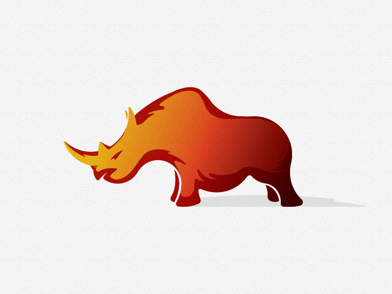 Red Rhino Logo - Red Rhino by Azanti | Dribbble | Dribbble