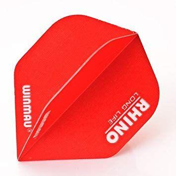 Red Rhino Logo - 3 x SETS WINMAU RED RHINO DART FLIGHTS EXTRA TOUGH SUPER STRONG LONG ...