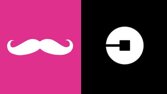 New Printable Uber Lyft Mustache Logo - Uber lyft Logos