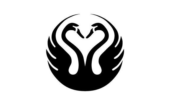 Famous Swan Logo - 50 Logo Designs Featuring Hearts