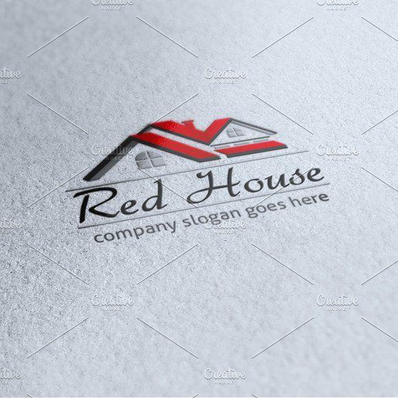 Red House Company Logo - Red House Logo ~ Logo Templates ~ Creative Market