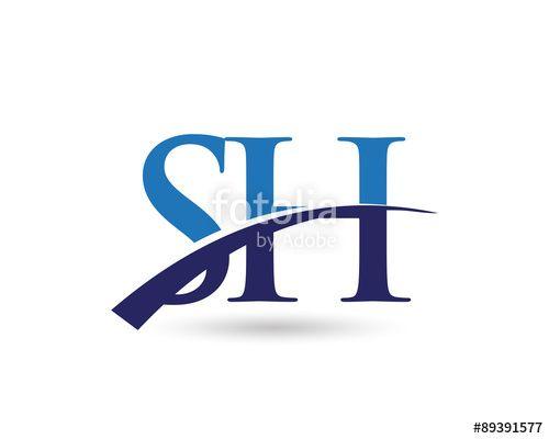 SH Logo - SH Logo Letter Swoosh