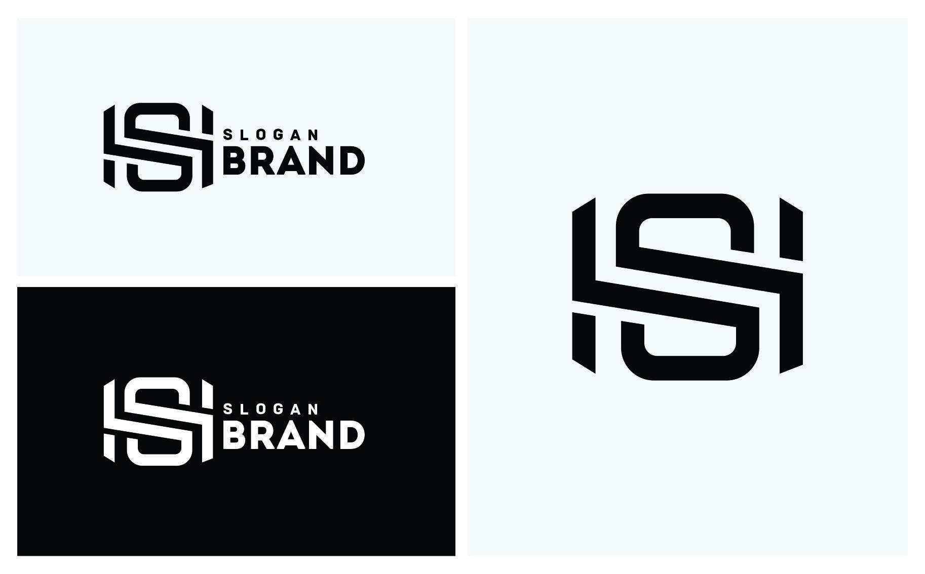 SH Logo - SH Letter Logo Template #64696