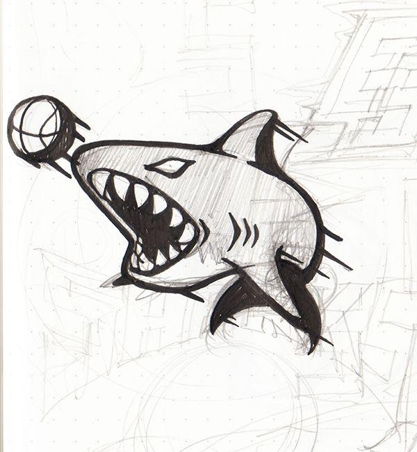 Sharks Basketball Logo - T.R.H. SHARKS Basketball Team Jersey Logo and Typo on Behance