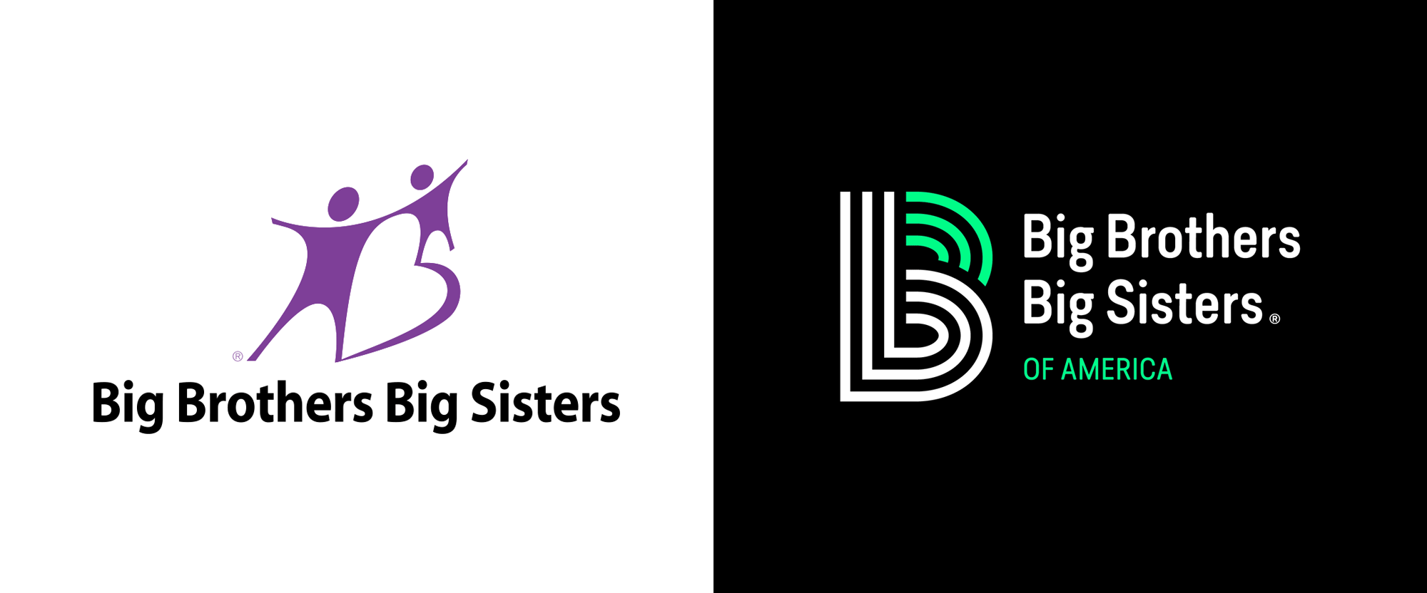 Big B Logo - Brand New: New Logo and Identity for Big Brothers Big Sisters by Barkley