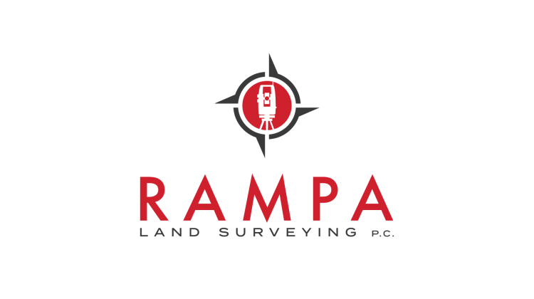 Sleek Corporate Logo - New Corporate Logo | Rampa Land Surveying P.C. | NY Land Surveyor