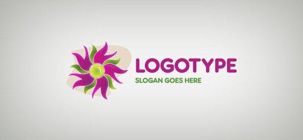 Small Flower Logo - Creative Flower Logo Template