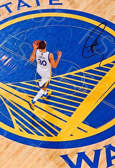 Stephen Curry Logo - Amazon.com: Steph Curry Autograph Replica Poster Print - Golden ...